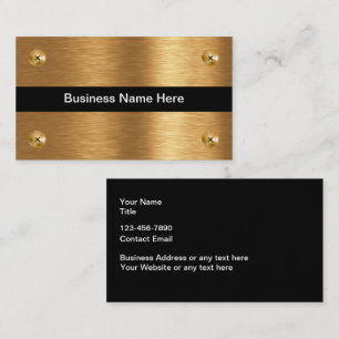 Visitekaartjes voor Gold Metal Construction Servic