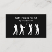 Visitekaartjes voor Golftrainingsinstructeur (Voorkant)