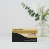 Visitekaartjes voor goudbeleggingen (Staand voorkant)