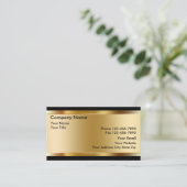 Visitekaartjes voor goudbeleggingen (Staand voorkant)