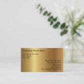 Visitekaartjes voor goudbeleggingen (Staand voorkant)