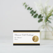 Visitekaartjes voor goudbeleggingen van de klasse (Staand voorkant)