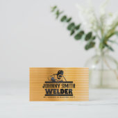 Visitekaartjes voor goudlaslogans (Staand voorkant)