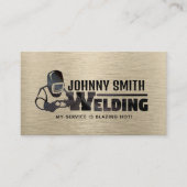 Visitekaartjes voor goudlaslogans (Voorkant)