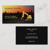 Visitekaartjes voor graafslogans (Voorkant / Achterkant)