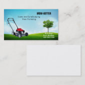 Visitekaartjes voor grasmaaiers en landschapsontwe (Voorkant / Achterkant)