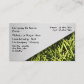 Visitekaartjes voor grasmaaimachines (Voorkant)