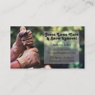 Visitekaartjes voor grassen en sneeuw