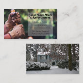 Visitekaartjes voor grassen en sneeuw (Voorkant / Achterkant)