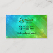 Visitekaartjes voor groen reinigen (Achterkant)