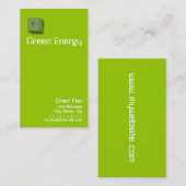 Visitekaartjes voor groene energie (Voorkant / Achterkant)