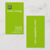 Visitekaartjes voor groene energie (Voorkant / Achterkant)