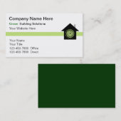 Visitekaartjes voor groene gebouwen (Voorkant / Achterkant)