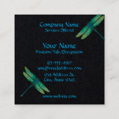 Visitekaartjes voor groene libellen (Achterkant)