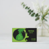 Visitekaartjes voor groene, schone artistieke rein (Staand voorkant)