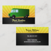 Visitekaartjes voor groene voedseltransporten (Voorkant / Achterkant)