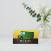 Visitekaartjes voor groene voedseltransporten (Staand voorkant)