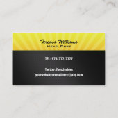 Visitekaartjes voor groene voedseltransporten (Achterkant)