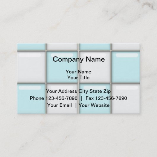 Visitekaartjes voor groepenreiniging (Voorkant)