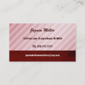 Visitekaartjes voor grote winkels (Achterkant)