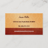 Visitekaartjes voor grote winkels (Achterkant)