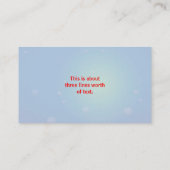 Visitekaartjes voor haaienmedische zorg (Achterkant)