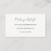 Visitekaartjes voor handtekenscript | Blush roze (Achterkant)