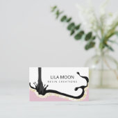 Visitekaartjes voor harskunstenaar (Staand voorkant)