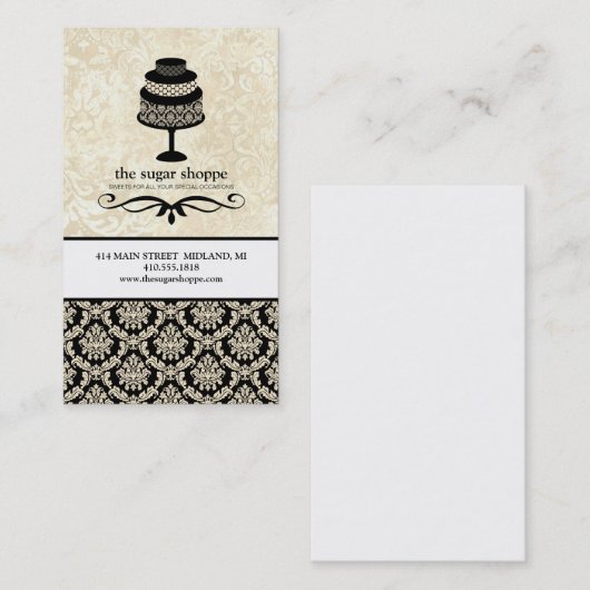 Visitekaartjes voor hedendaagse bakkerijen (Voorkant / Achterkant)