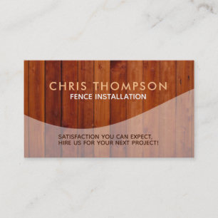 Visitekaartjes voor hek-installaties