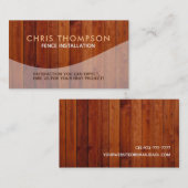 Visitekaartjes voor hek-installaties (Voorkant / Achterkant)