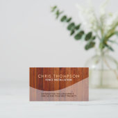 Visitekaartjes voor hek-installaties (Staand voorkant)