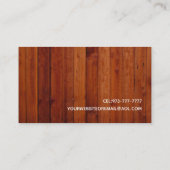 Visitekaartjes voor hek-installaties (Achterkant)