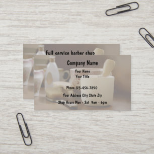 Visitekaartjes voor herenkapper