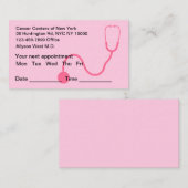 Visitekaartjes voor het aanwijzen van patiënten do (Voorkant / Achterkant)