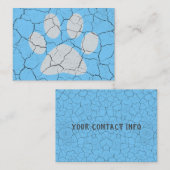 Visitekaartjes voor het afdrukken van blauwtong (Voorkant / Achterkant)