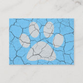 Visitekaartjes voor het afdrukken van blauwtong (Voorkant)