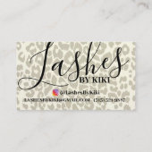 Visitekaartjes voor het afdrukken van luipaarden (Achterkant)