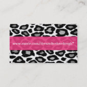 Visitekaartjes voor het afdrukken van luipaarden (Voorkant)