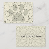 Visitekaartjes voor het afdrukken van witte pagina (Voorkant / Achterkant)