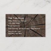 Visitekaartjes voor het afsnijden van bomen en het (Voorkant)