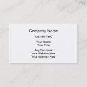 Visitekaartjes voor het aftappen van automobielven (Achterkant)