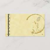 Visitekaartjes voor het aftasten van tandtypemachi (Achterkant)