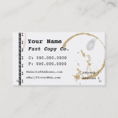 Visitekaartjes voor het aftasten van tandtypemachi (Voorkant)