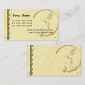 Visitekaartjes voor het aftasten van tandtypemachi (Voorkant / Achterkant)