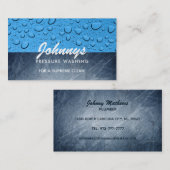 Visitekaartjes voor het afwassen van de druk (Voorkant / Achterkant)