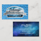 Visitekaartjes voor het afwassen van de druk (Voorkant / Achterkant)