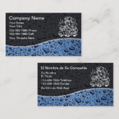 Visitekaartjes voor het automatisch specificeren v (Voorkant / Achterkant)