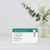 Visitekaartjes voor het benoemen van het tandheelk (Staand voorkant)