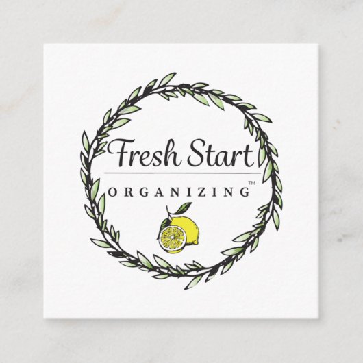 Visitekaartjes voor het blokkeren van holly's vers (Voorkant)